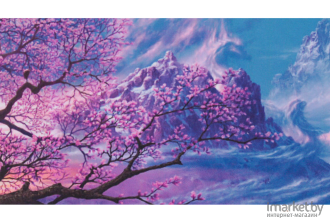 Алмазная живопись Darvish Пейзаж в сиреневых тонах DV-13937-29