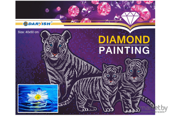 Алмазная живопись Darvish Магия синего цвета DV-9511-92