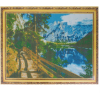 Алмазная живопись Darvish Озеро в горах DV-12413-75