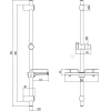 Душевая штанга Lemark LM3775GM