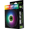 Вентилятор для корпуса GameMax GMX-AF12X FRGB 4-pin PWM,4x FixColors 120 мм Black