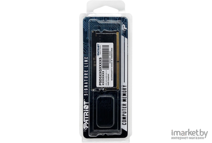 Модуль оперативной памяти (ОЗУ) Patriot DDR5 32Gb 4800MHz PSD532G48002S