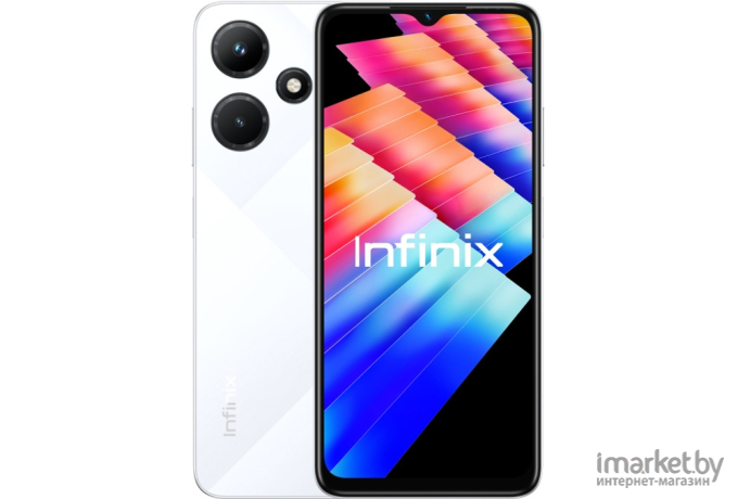 Смартфон Infinix X669D Hot 30i 128Gb/8Gb белый (10041756)