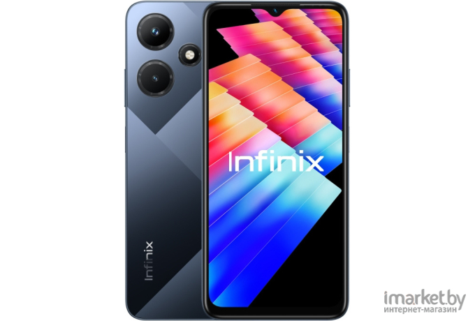 Смартфон Infinix X669D Hot 30i 128Gb/8Gb черный (10041754)