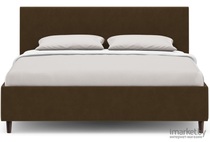 Кровать двуспальная Moon Trade Moon Family 1259 коричневый/шоколад (К004231)