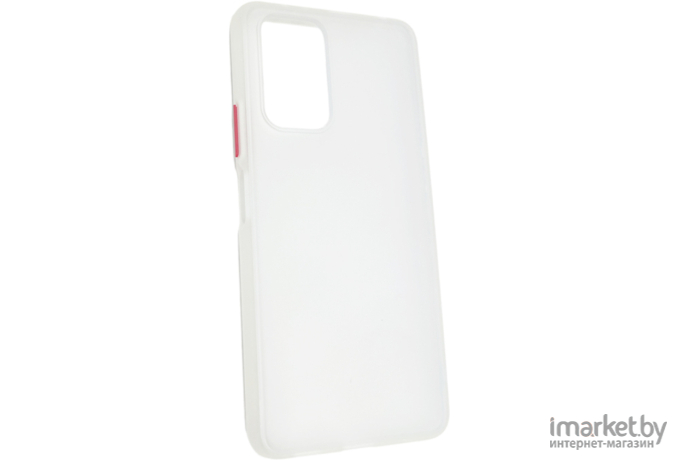 Чехол для телефона Atomic Club для Xiaomi Redmi Note 10 Pro белый/красный (40.589)