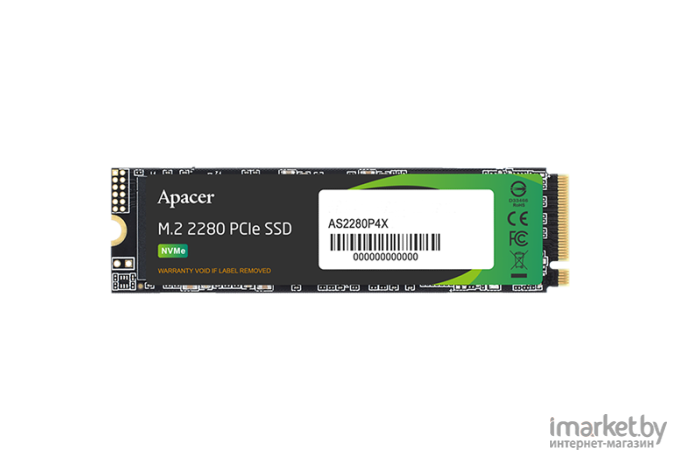 Накопитель SSD Apacer 512Gb M.2 AS2280P4X (AP512GAS2280P4X-1)