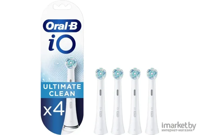 Сменная насадка Oral-B iO Ultimate Clean 4шт IORBCW-4 белый