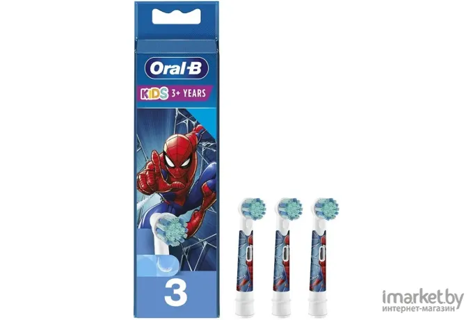 Сменная насадка Oral-B brush heads Spiderman 3шт (EB10S3)