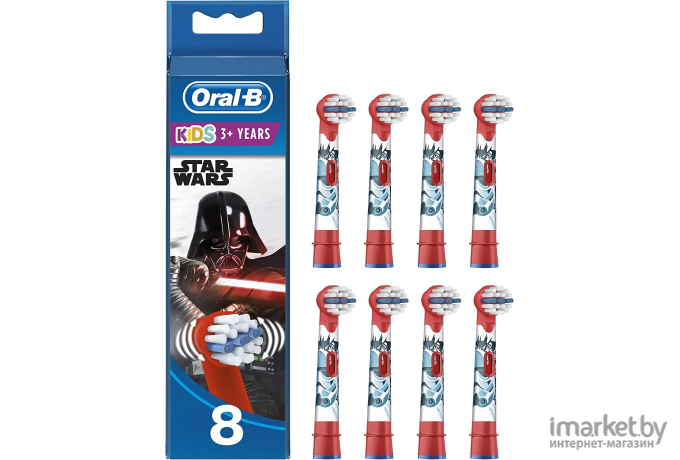 Насадки для зубных щеток Oral-B Kids Star Wars 8шт (EB10S8)