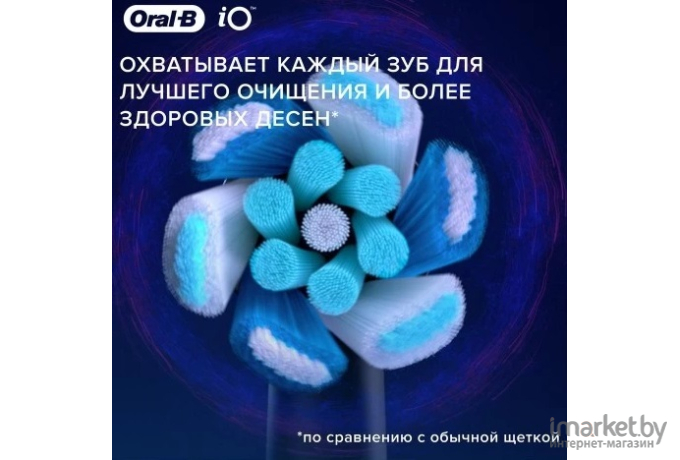 Сменная насадка Oral-B iO Ultimate Clean 4шт IORBCB-4 черный