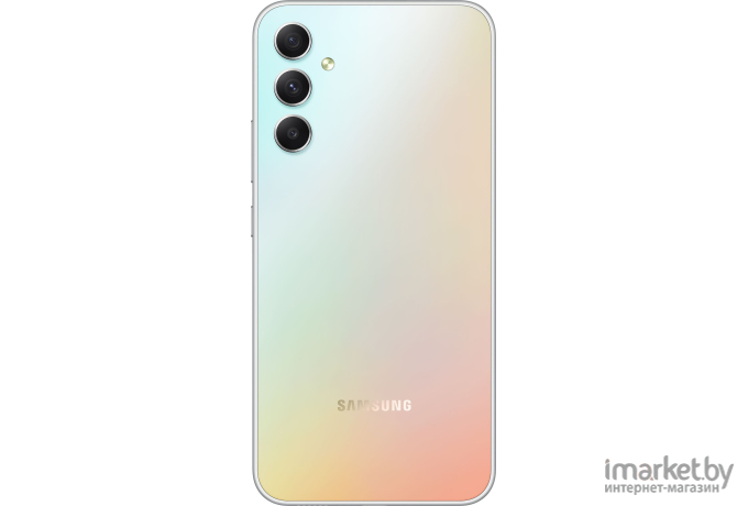 Смартфон Samsung SM-A346E Galaxy A34 5G 128Gb/8Gb серебряный (SM-A346EZSCMEA)