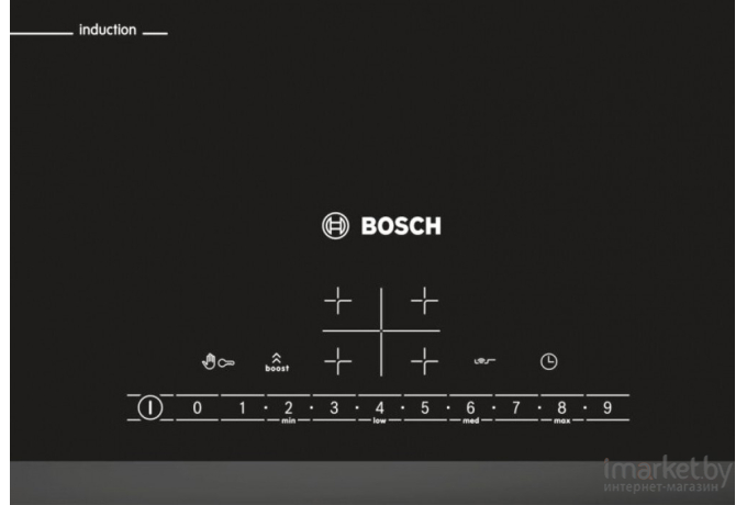 Варочная поверхность Bosch PIE651FC1E черный