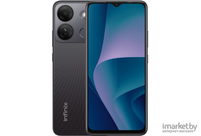 Смартфон Infinix X6516 Smart 7 HD 64Gb/2Gb черный (10038625)