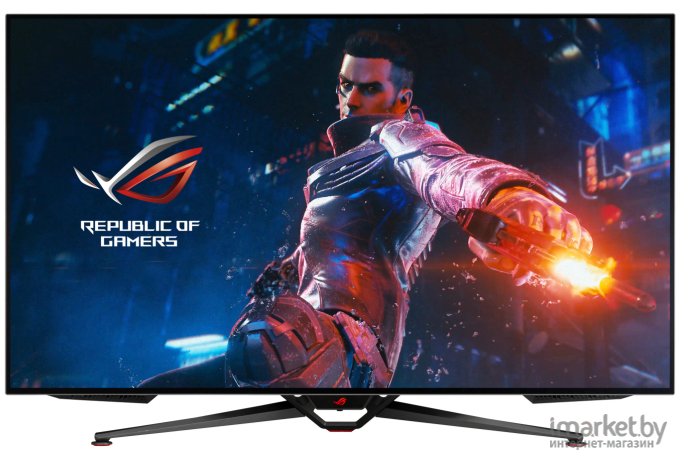 Монитор Asus ROG Swift PG48UQ черный (90LM0840-B01970)