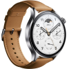 Смарт-часы Xiaomi Watch S1 Pro M2135W1 Silver + Brown Leather Strap (BHR6417GL)