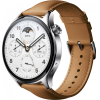 Смарт-часы Xiaomi Watch S1 Pro M2135W1 Silver + Brown Leather Strap (BHR6417GL)