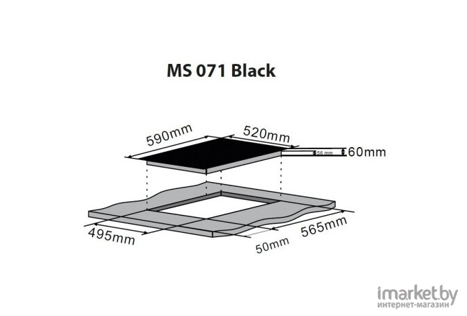 Варочная панель ZorG Technology MS 071 Black