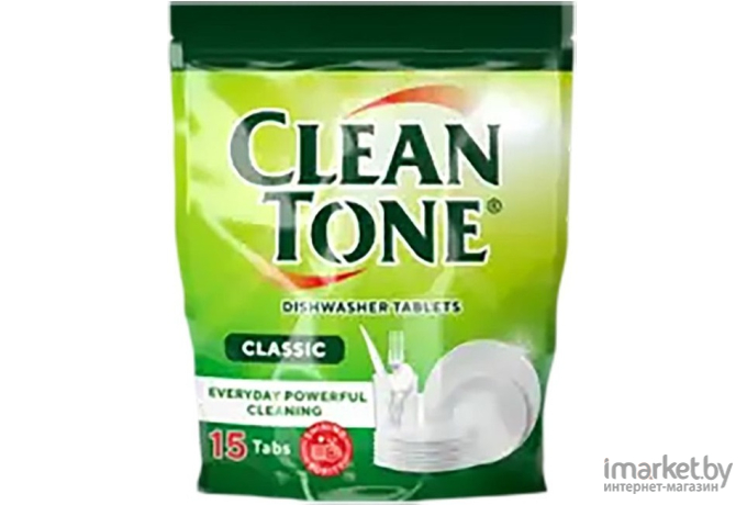 Таблетки для посудомоечной машины Clean Tone 15шт (9441180001)