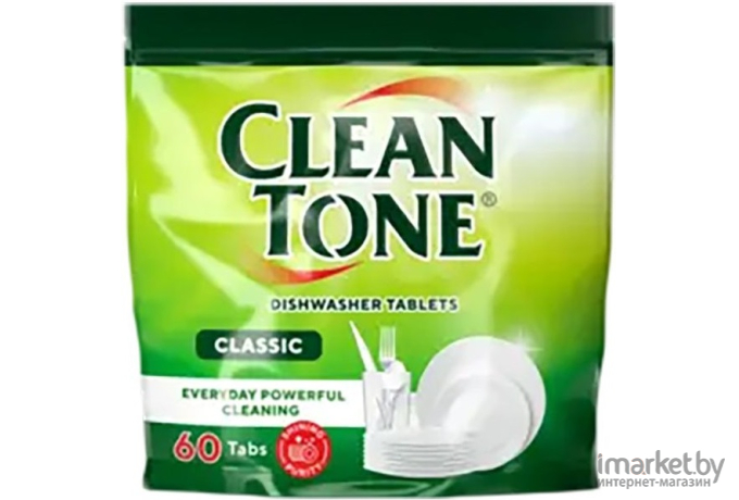 Таблетки для посудомоечной машины Clean Tone 60шт (9441180003)
