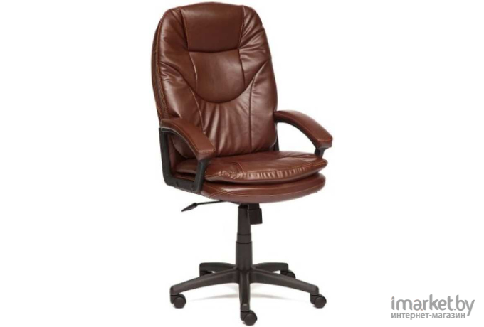 Офисное кресло Tetchair Comfort LT кожзам коричневый (12185)