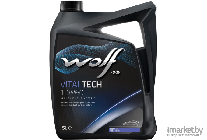 Моторное масло WOLF VitalTech 10W60 (5л)