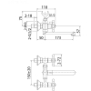 Смеситель Milardo Duplex (DUPSB02M02)