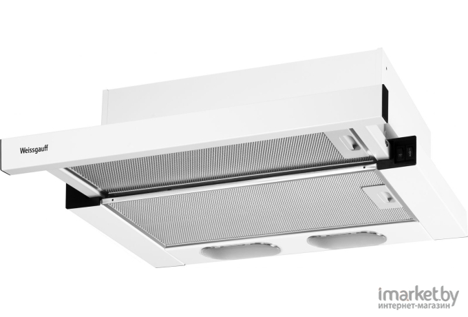 Вытяжка встраиваемая Weissgauff TEL 500 EW белый (430024)
