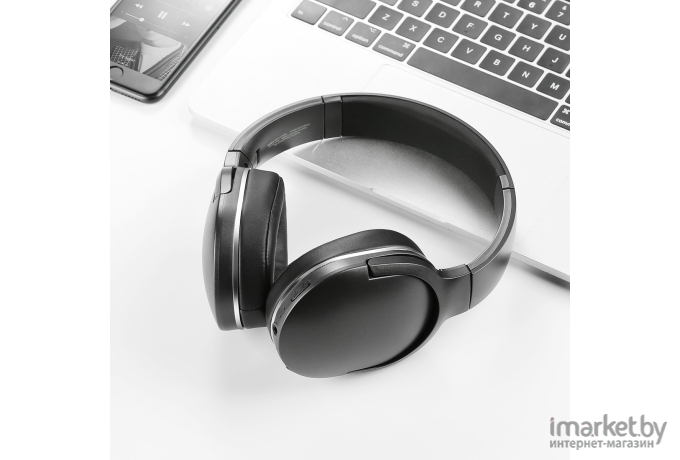 Наушники Baseus NGTD010301 Encok Wireless headphone D02 Pro, полноразмерные, Black