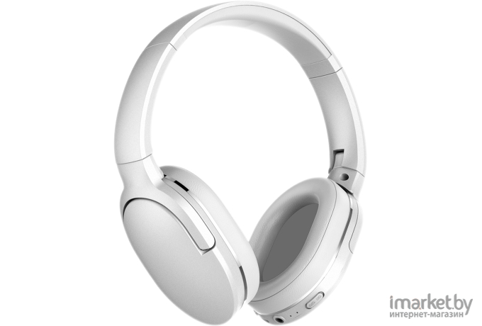 Bluetooth наушники Baseus NGTD010302 Encok Wireless headphone D02 Pro, полноразмерные, White