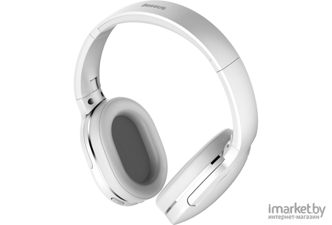 Bluetooth наушники Baseus NGTD010302 Encok Wireless headphone D02 Pro, полноразмерные, White