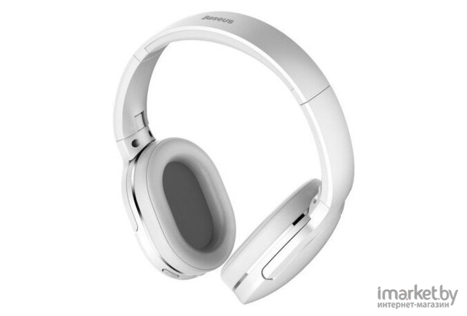 Bluetooth наушники Baseus NGTD010302 Encok Wireless headphone D02 Pro, полноразмерные, White