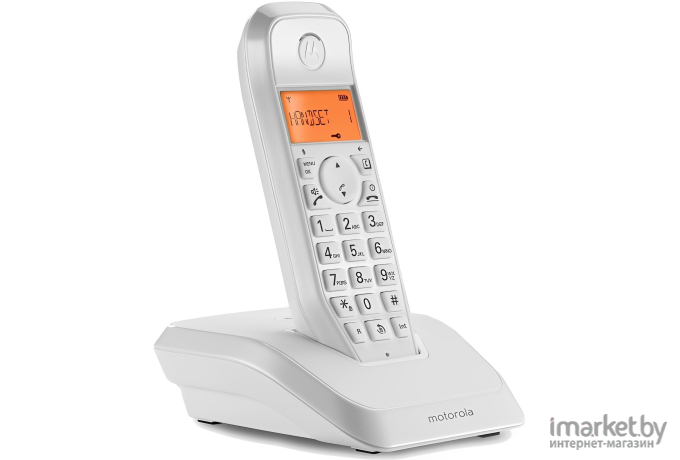 Радиотелефон Motorola S1202 белый (107S1202WHITE)