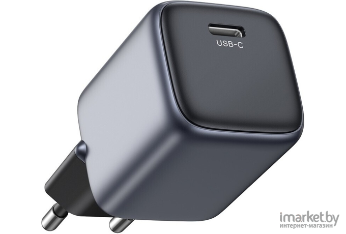 Сетевое зарядное устройство UGREEN CD318-90664 Nexode 20W USB-C PD GaN Fast Charger Space Gray