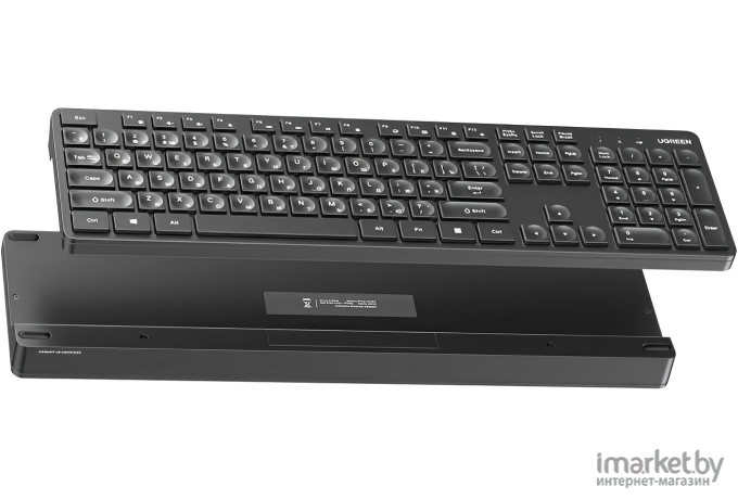 Беспроводная клавиатура UGREEN KU004-15219, 2.4 G, 104 клавиши, Black