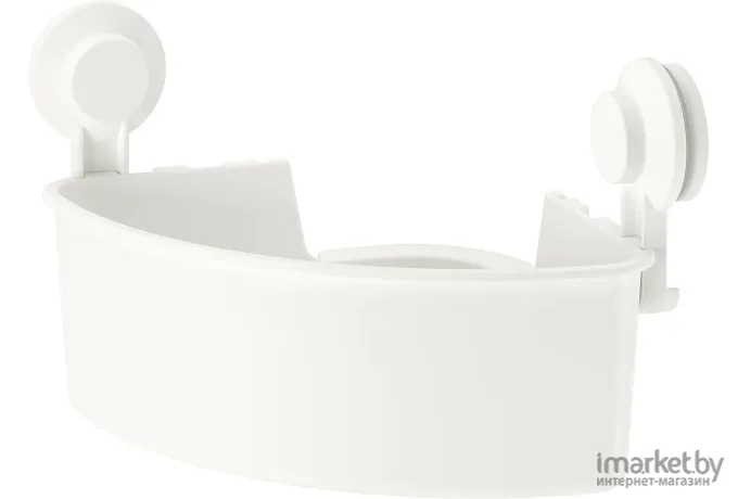 Полка для ванной Ikea Тискен белый (403.812.53)