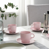 Чайный набор IKEA Фэргклар светло-розовый (104.781.62)