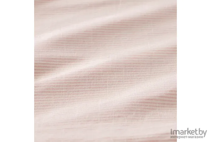 Постельное белье Ikea Бергпалм светло-розовый/полоска (505.006.70)