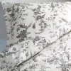 Постельное белье Ikea Альвине Квист белый/серый (101.596.31)