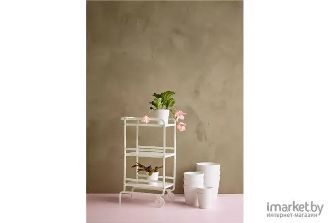 Кашпо Ikea Мускот белый (303.082.01)