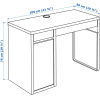 Письменный стол Ikea Микке 105x50 белый (802.130.74)