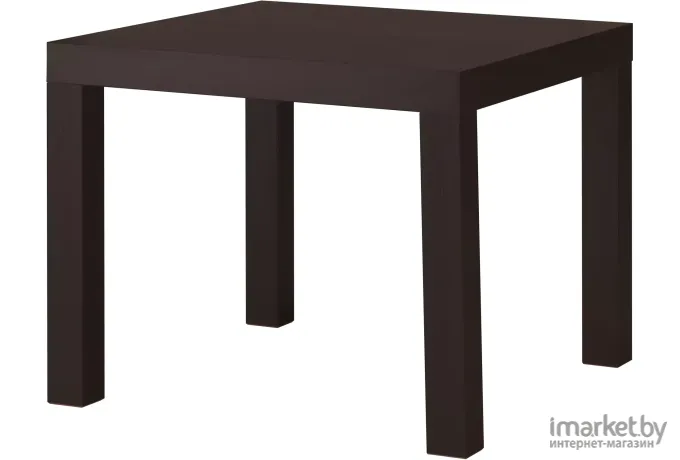 Журнальный столик Ikea Лакк черно-коричневый (801.042.68)