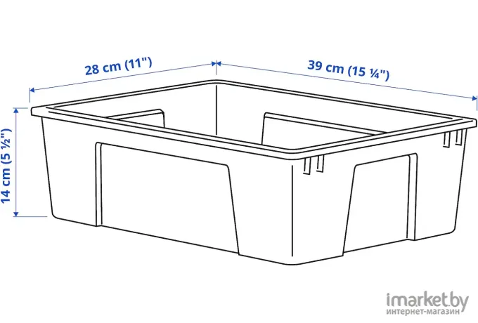 Контейнер Ikea Самла 11л (401.029.78)