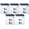 Набор пакетов-слайдеров для хранения Ikea Истад синий (305.406.72)