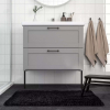 Коврик для ванной Ikea Альмтьерн темно-серый (604.894.22)