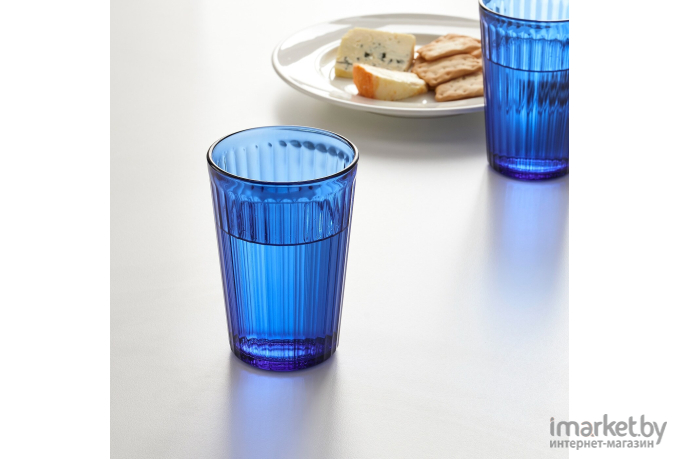 Набор стаканов Ikea Вардаген синий (704.698.57)