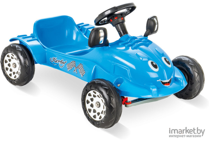Педальная машина Pilsan Herby Car голубой