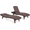 Шезлонг Keter Pacific Lounger графит (230674)