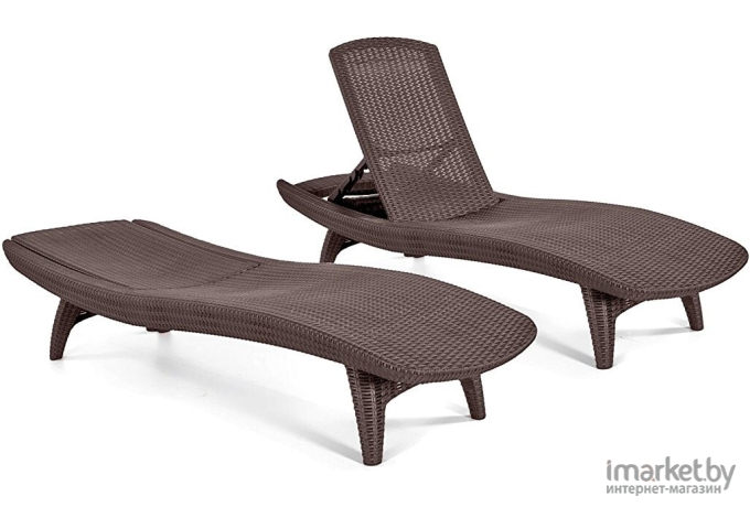 Шезлонг Keter Pacific Lounger графит (230674)