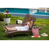 Шезлонг Keter Pacific Lounger графит (230674)